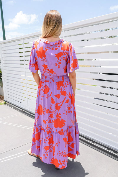 Rosa Dress - Dandelion Print